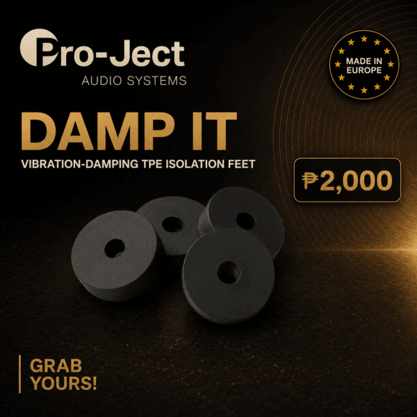 Pro-ject Damp it - Vibration-damping TPE Isolation Feet